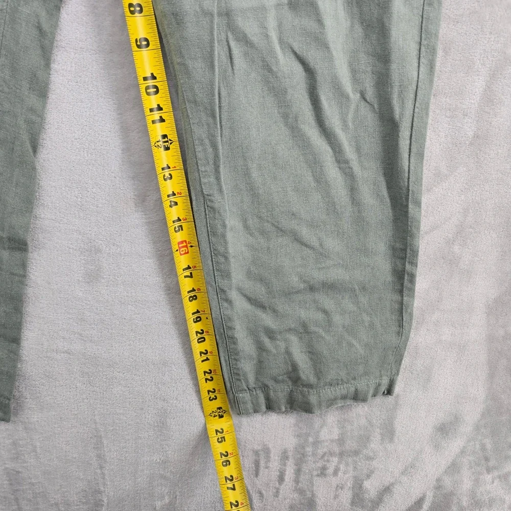 MR MARVIS The Linens Mens Green Drawstring Casual‎ Pants 36x24
